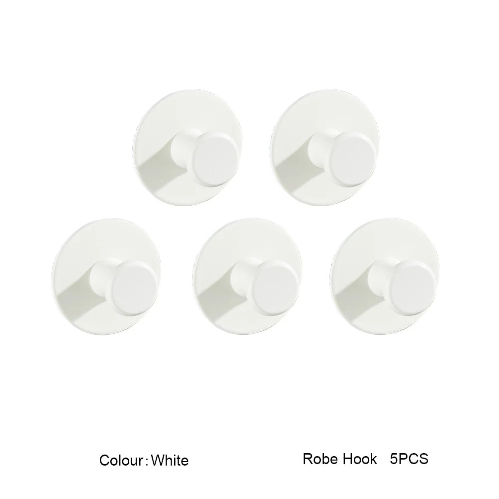 porte serviettes adhésifs acier inoxydable blanc noir crochets mural moderne cuisine salle bain