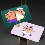 autocollants protection cartes bancaires dessins animés personnages porc oiseau violet vert blanc illustration