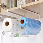 rouleau papier absorbant clips moderne porte serviettes cuisine blanc rose bleu rayures carreaux