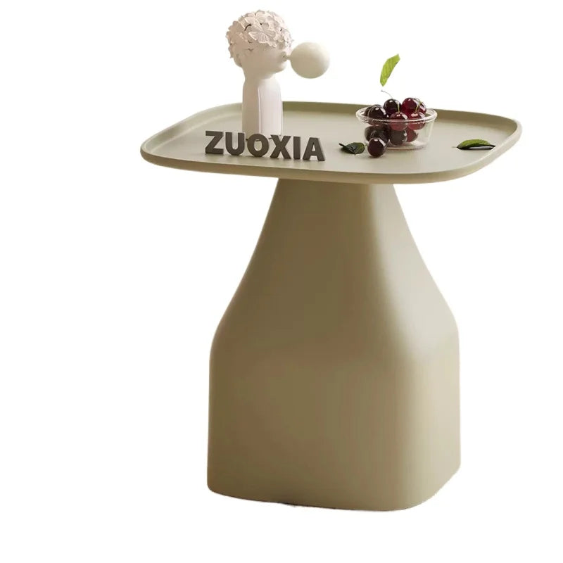 table d'appoint moderne plastique jaune vert gris rose bleu petite grande chambre moderne minimaliste