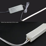 profil silicone ruban led blanc éclairage sous meuble cuisine salon décoration intérieure