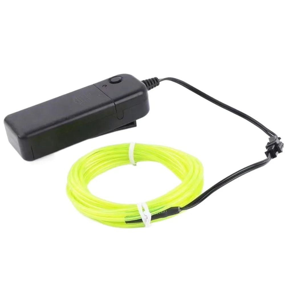 fil lumineux flexible multicolore adhésif occasion fête moderne commande batterie incluses