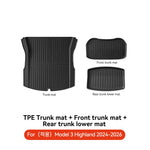tapis sol voiture noir rayures horizontales minimaliste anti dérapant boucle spécifique imperméable intérieur auto