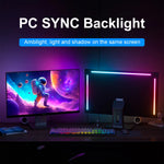 bande lumière led multicolore moderne adhésive contrôleur usb synchronisation d'affichage ramadan événements
