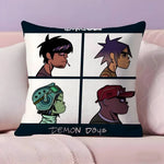 taies d'oreiller dessin animé gorillaz multicolore ultra douces polyester modernes maison hospitalière confortables motifs