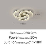 plafonnier moderne led blanc doré noir cristaux contemporain fixations invisibles