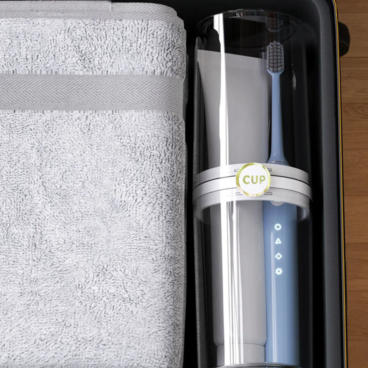 porte brosses dents voyage tasse rangement transparent moderne brosses électriques tubes dentifrice minimaliste