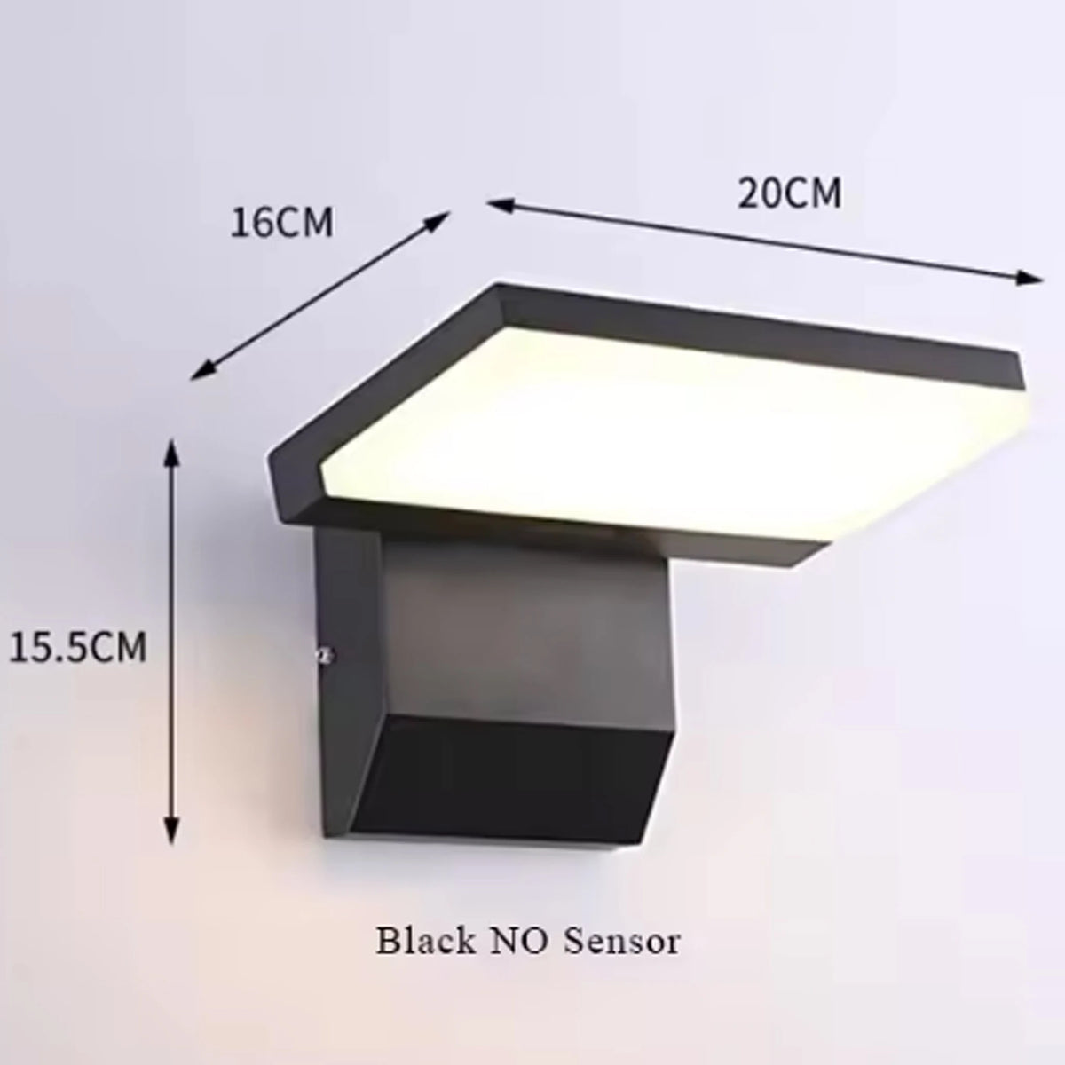 lampe murale détecteur mouvement noir moderne led ip65 étanche 2492000lm 110240v