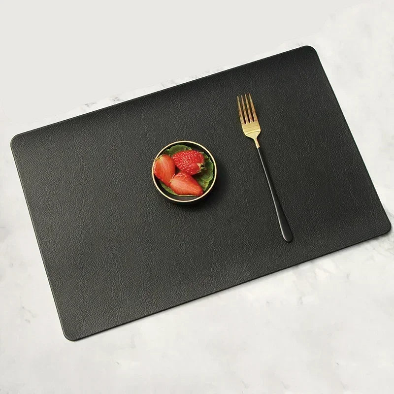 dessous verre moderne texturé cuir couleur vert orange noir beige bleu marron rouge minimaliste