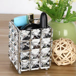 boîte mouchoirs rectangulaire or clair transparent diamants luxueux petits pieds dorés mouchoirs blancs