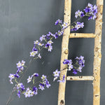 guirlande fleurs artificielles naturelles intérieur décoration maison blanc rose violet bleu rouge