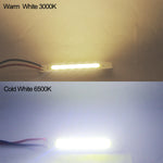 lampe led rectangulaire blanc jaune moderne 60x15mm 50w 5v 3000k 6500k aluminium silicone