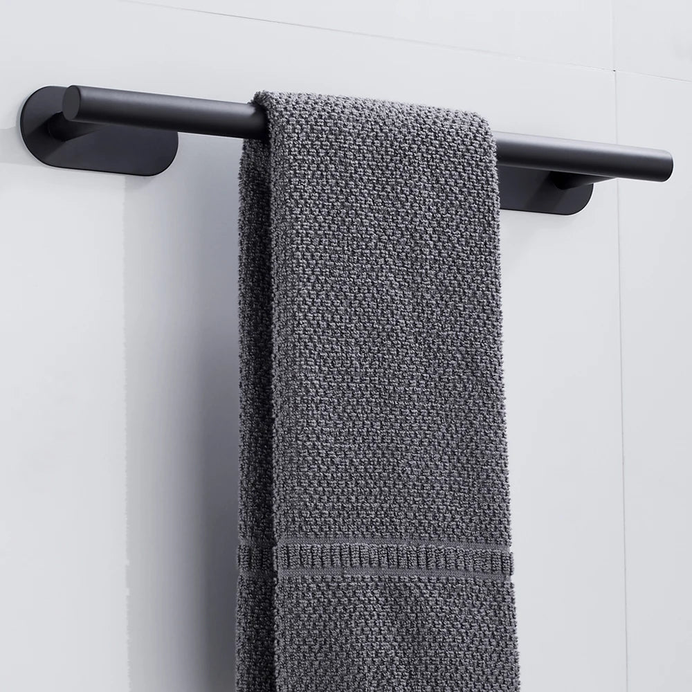 Porte-serviettes sans perçage 50cm avec finition chromée