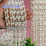 rideau rose blanc violet halloween moderne opalescent polyester crochets métalliques