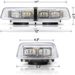 feu secours vehicule led stroboscopique aimant transparent jaune moderne 12v 24v