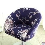 housse chaise extensible motif floral moderne fauteuil salle manger décor maison élastique