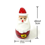 Détail de la figurine en verre Murano pour décoration de Noël