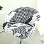 housse chaise extensible motif floral moderne fauteuil salle manger décor maison élastique