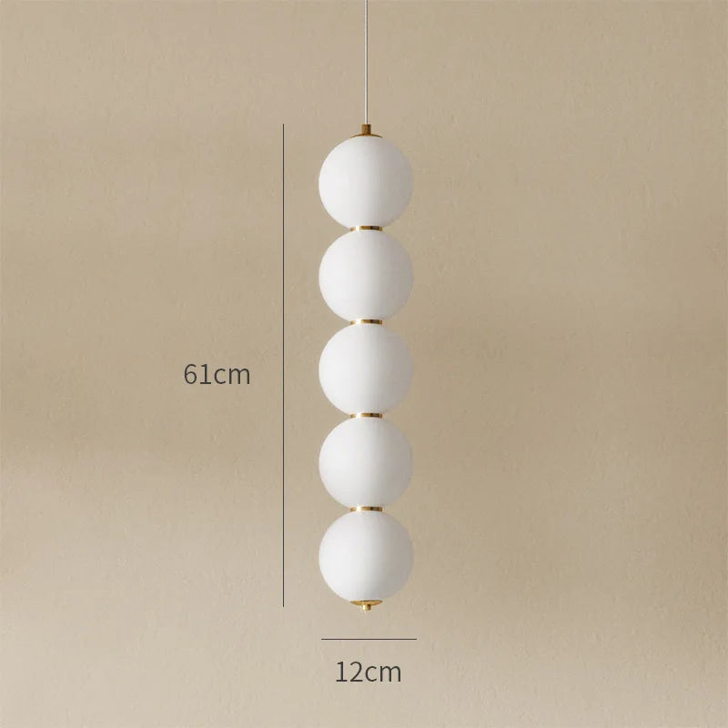 suspension moderne rondes opaques blanc salon chambre led 2000 82000lm