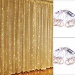 guirlande lumineuse étoiles blanc doré moderne télécommande festive noël décoration maison