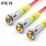 ampoule led 12v 24v bleu rouge vert jaune blanc métal brillant moderne vis câble