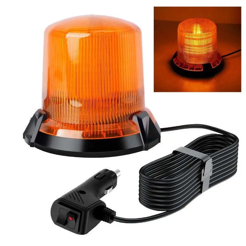 lampe signalisation danger rouge bleu orange aimant led 360 rotation flashing strobo moderne sécuritéurgence
