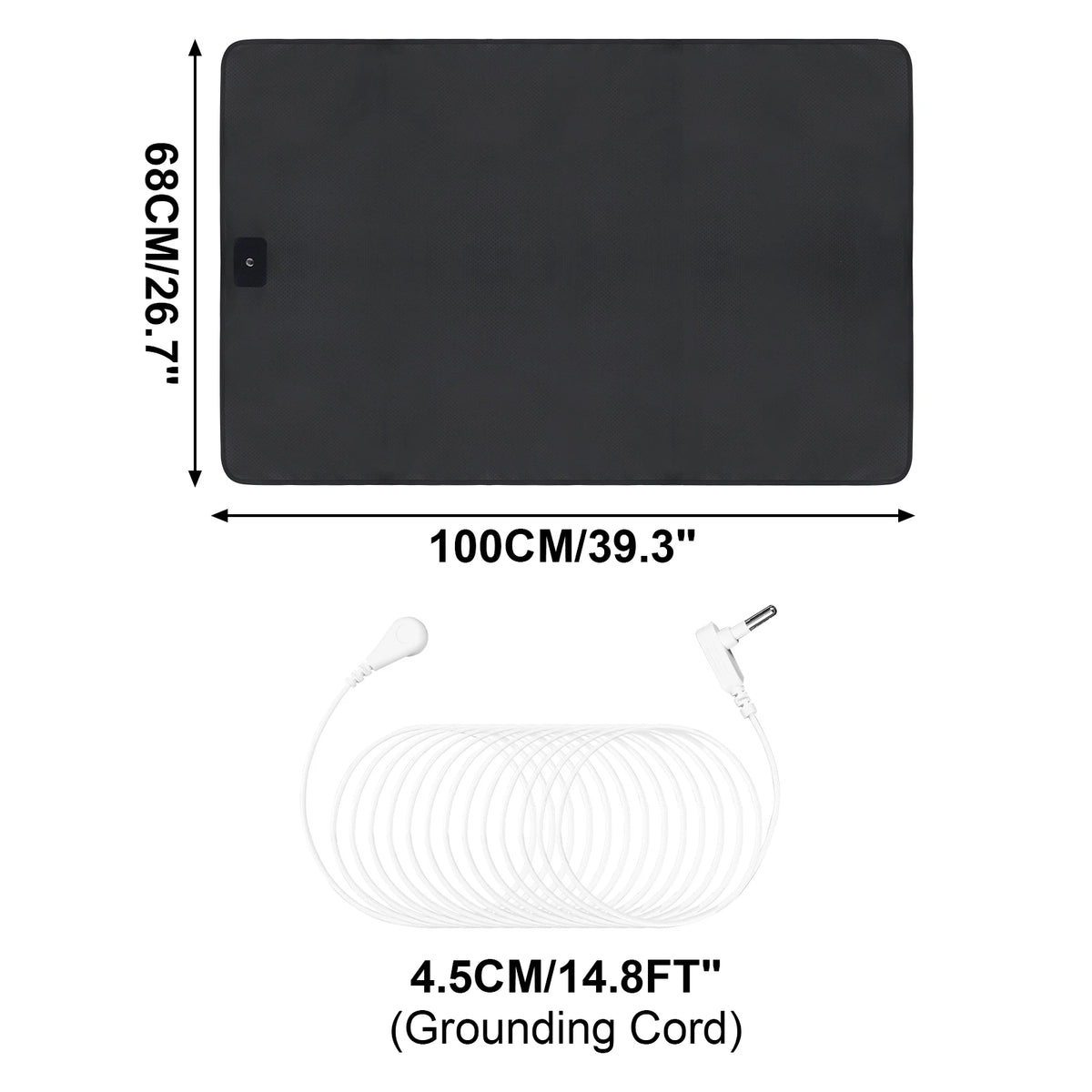 tapis conducteur sol noir fibre carbone perforations moderne élastiques king xl king queen twin
