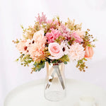 décoration intérieure bouquet fleurs artificielles modernes élégantes mariage anniversaire baby shower