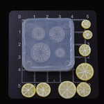 moules silicone géométriques modernes motifs étoiles cercles opaques fruits décoration artisanale