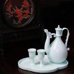 accessoires poupées résine cruche plateau coupes décor maison poupée traditionnelle coréenne