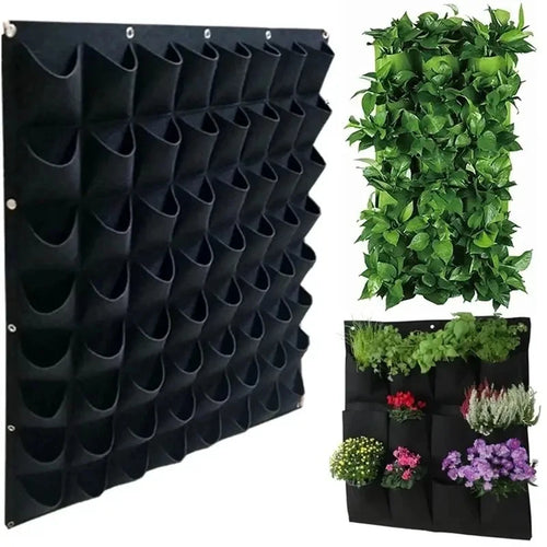 sac culture mural noir tissu non tissé plantes légumes jardin
