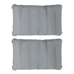 coussin gonflable voyage bleu rouge gris confortable portable valve gonflage