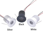 projecteur led argent noir ip65 3w 12v 24v 3000k 4000k 6000k moderne cem rohs