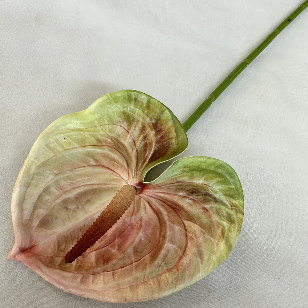 fleurs artificielles anthurium modernes multiple couleurs intérieur décoration mariage événements