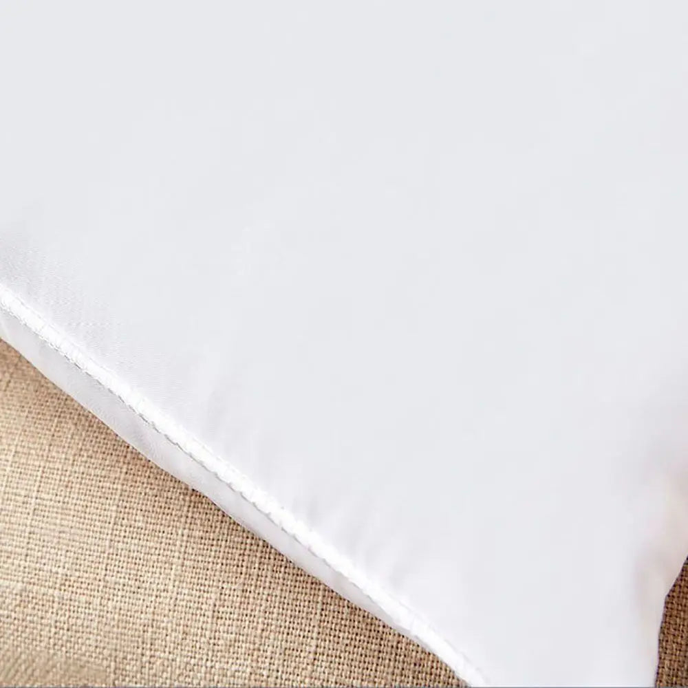 oreiller décoratif rectangulaire coton polyester 30x30cm 35x55cm 40x40cm blanc moderne lisse opaque fixations