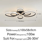 plafonnier led moderne blanc noir circulaire contemporain télécommande suspension intérieure decoration