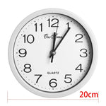 horloge murale moderne quartz aiguille noir cadre blanc étude chambre cuisine