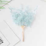 guirlande fleurs séchées blanc bleu rose vert décoration noël mariage rustique festiveextérieur