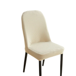 housses chaise peluche grise carreaux moderne polyester élasthanne banquet mariage salle manger fauteuil
