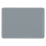 tapis protection silicone chauffe gris rayures moderne adhésif cuisine comptoir 27.55x19.68 inches