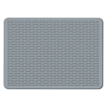 tapis protection silicone chauffe gris rayures moderne adhésif cuisine comptoir 27.55x19.68 inches