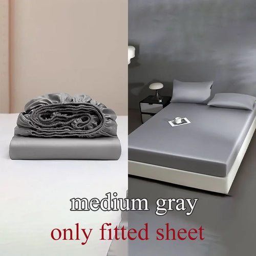 drap housse matelas coton polyester uni moderne taille 150x200cm 180x200cm 200x220cm 90x200cm