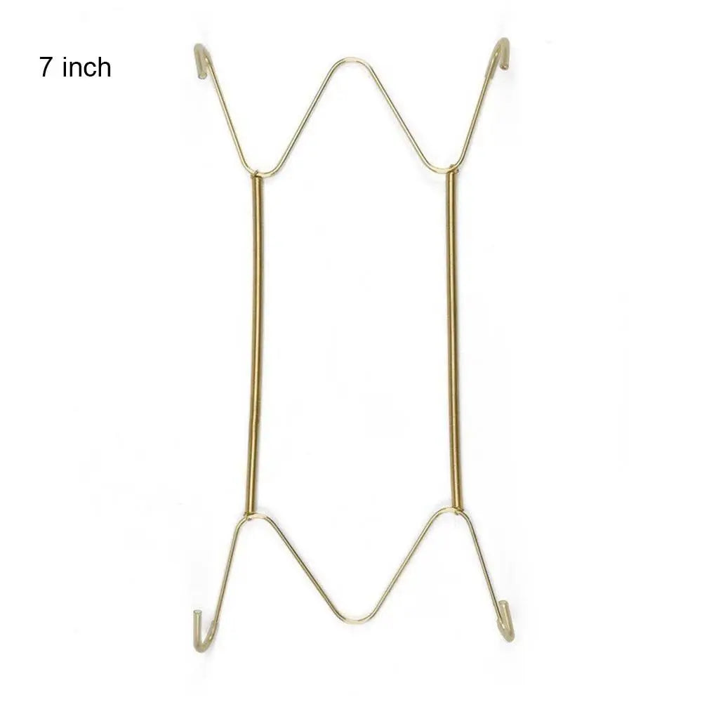 support mural doré moderne assiettes clips fixations variante 10 12 14 16 pouces