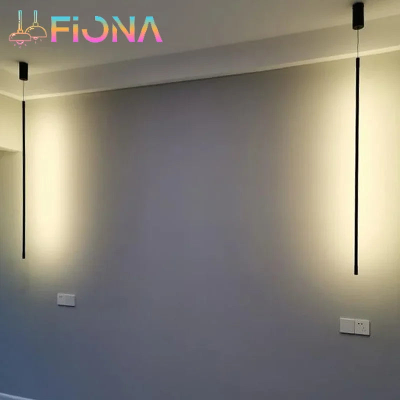 lampe suspension moderne noir rectangulaire lisse 100cm 120cm 80cm 60cm led