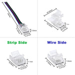 Ruban led transparent moderne clips câbles ip20 ip65 certification fcc rohs