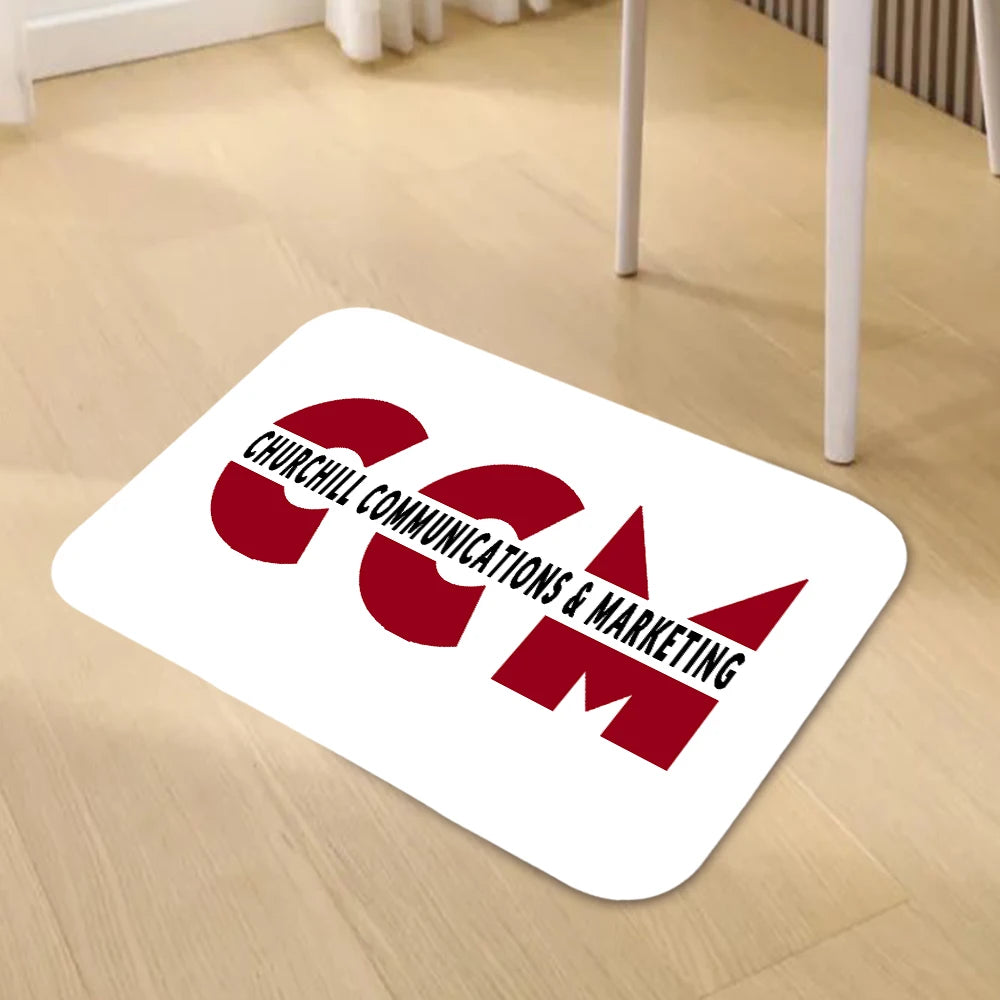 tapis moderne rayures horizontales rouge noir blanc anti dérapant maison salon entrée