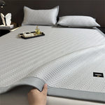 matelas rafraîchissant bleu rayures diagonales tissu pe anti bactéries air perméable lit simple double