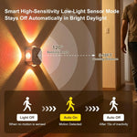 lampe led murale rechargeable sensor mouvement hexagonnelle couleurs blanc moderne