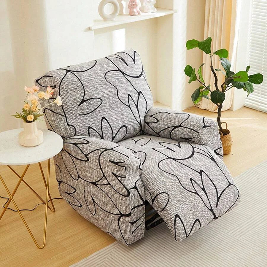 housse canapé moderne motif feuilles tropicales multicolore fauteuil salon canapé