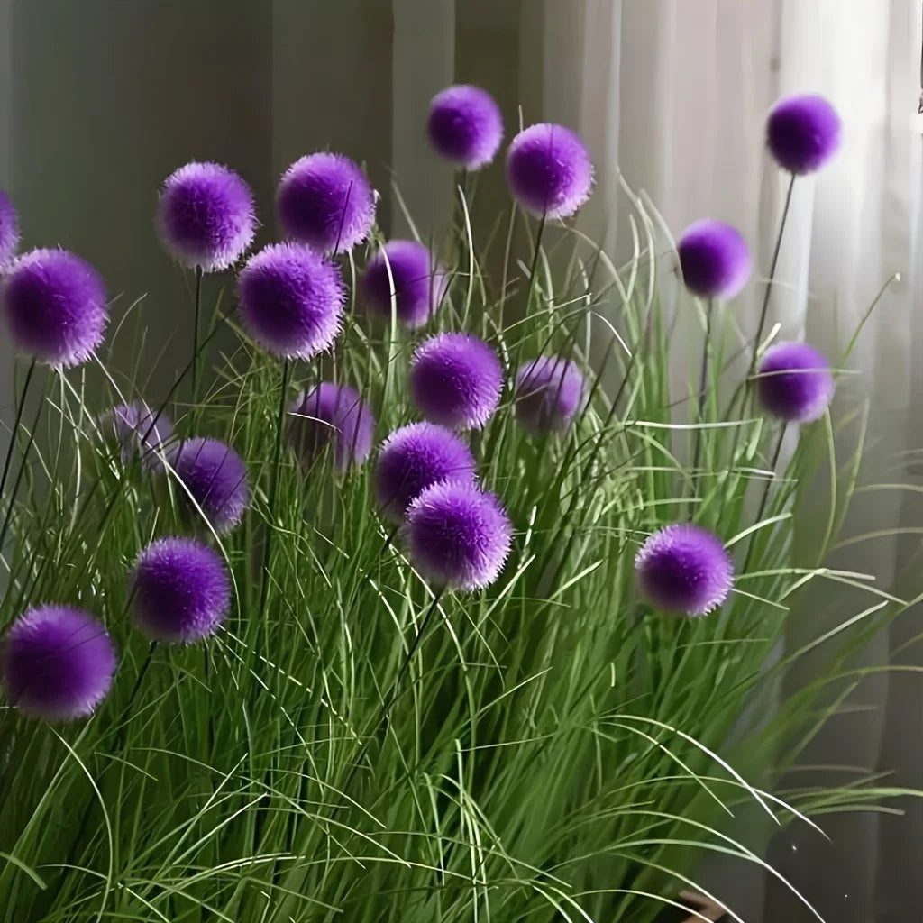 décoration intérieure extérieure plante artificielle pot violet moderne festives exposition